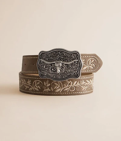 Embroidered Western Belt