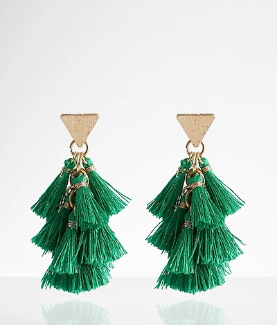 Layered Tassel Earring