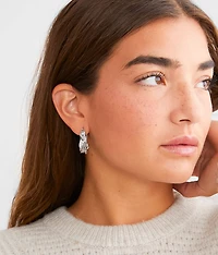 Warped Hoop Earring