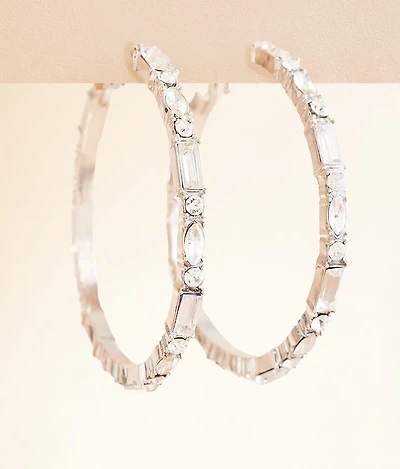 Glitz Hoop Earring