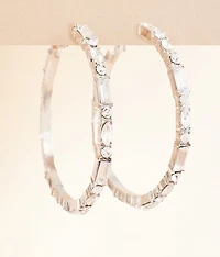 Glitz Hoop Earring