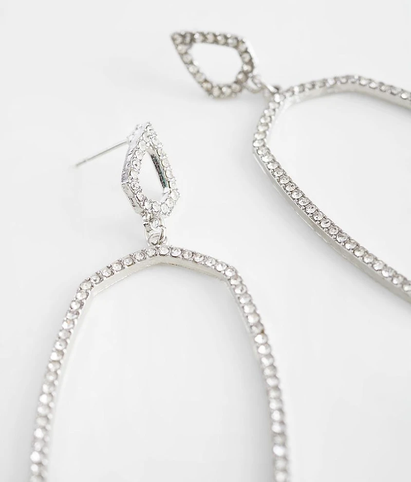 Rhinestone Glitz Earring