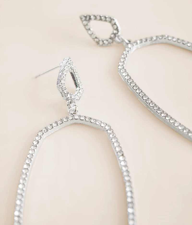 Rhinestone Glitz Earring