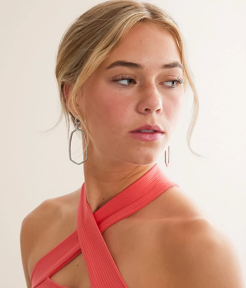 Rhinestone Glitz Earring