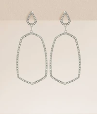Rhinestone Glitz Earring