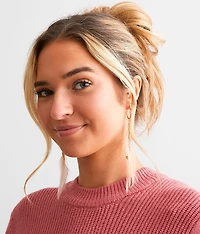 Feather Fringe Earring