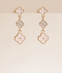 Triple Clover Earring