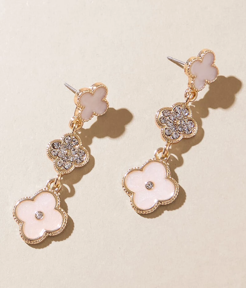 Triple Clover Earring