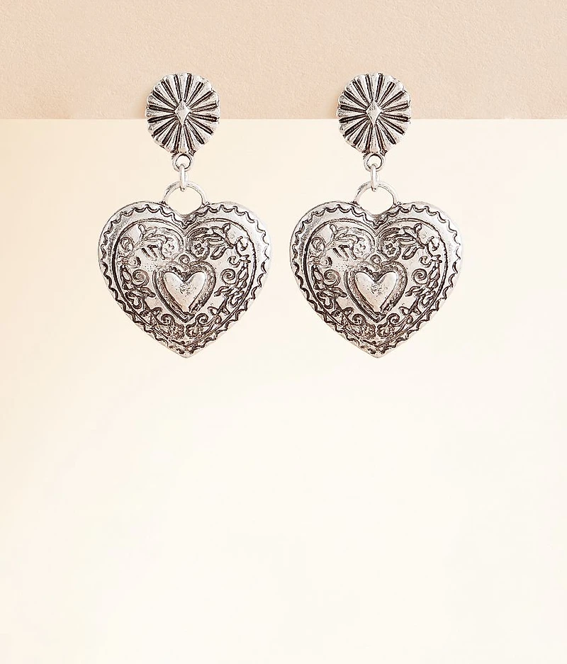 Western Heart Earring