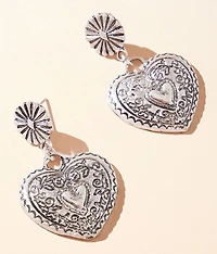 Western Heart Earring