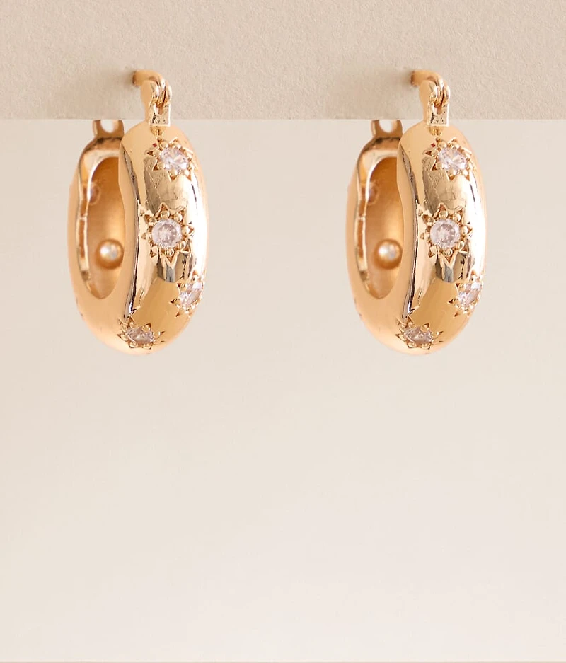 Glitz Hoop Earring