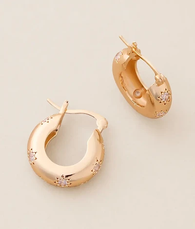 Glitz Hoop Earring