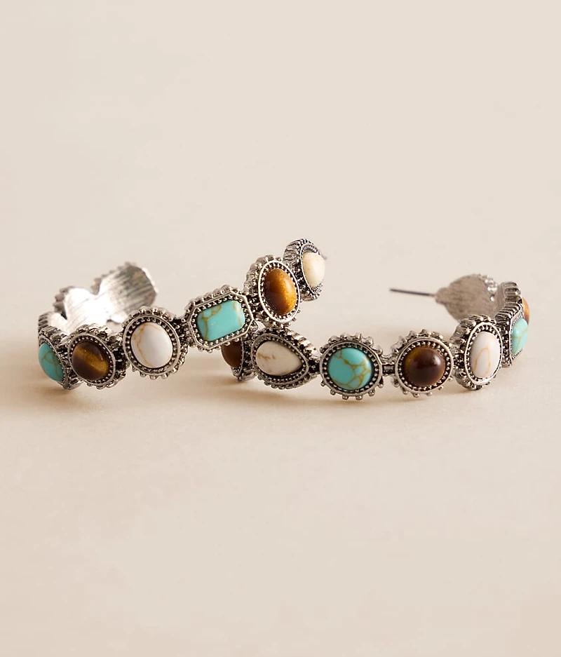 Western Stone Earring