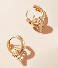 Heart Hoop Earring