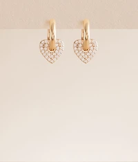 Heart Hoop Earring