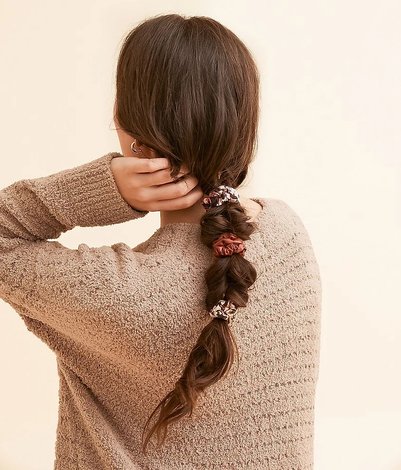 8 Pack Mixed Scrunchie Set