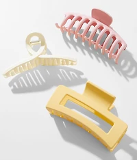 3 Pack Hair Claw Clips