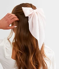 Eyelash Bow Barrette