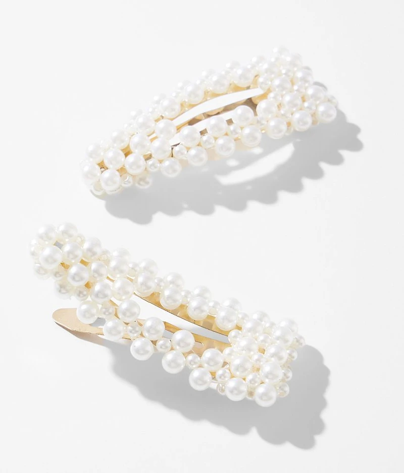 2 Pack Glam Hair Barrettes