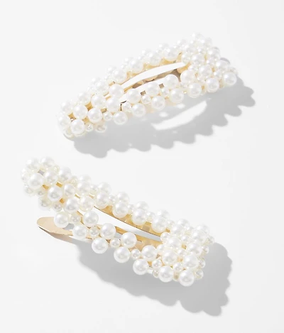 2 Pack Glam Hair Barrettes