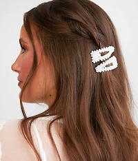 2 Pack Glitz Hair Barrettes