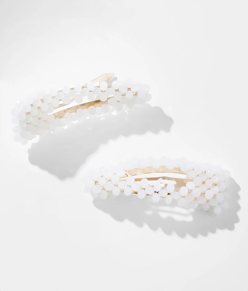 2 Pack Glitz Hair Barrettes
