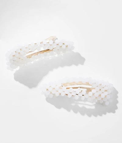 2 Pack Glitz Hair Barrettes