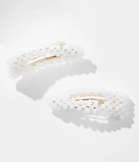 2 Pack Glitz Hair Barrettes