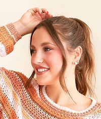 3 Pack Glitz Earring Set