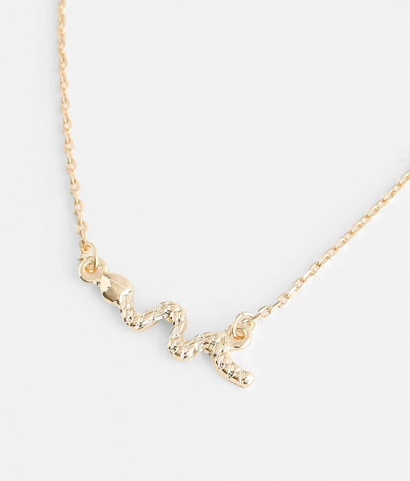 Snake Pendant Necklace