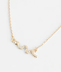 Snake Pendant Necklace