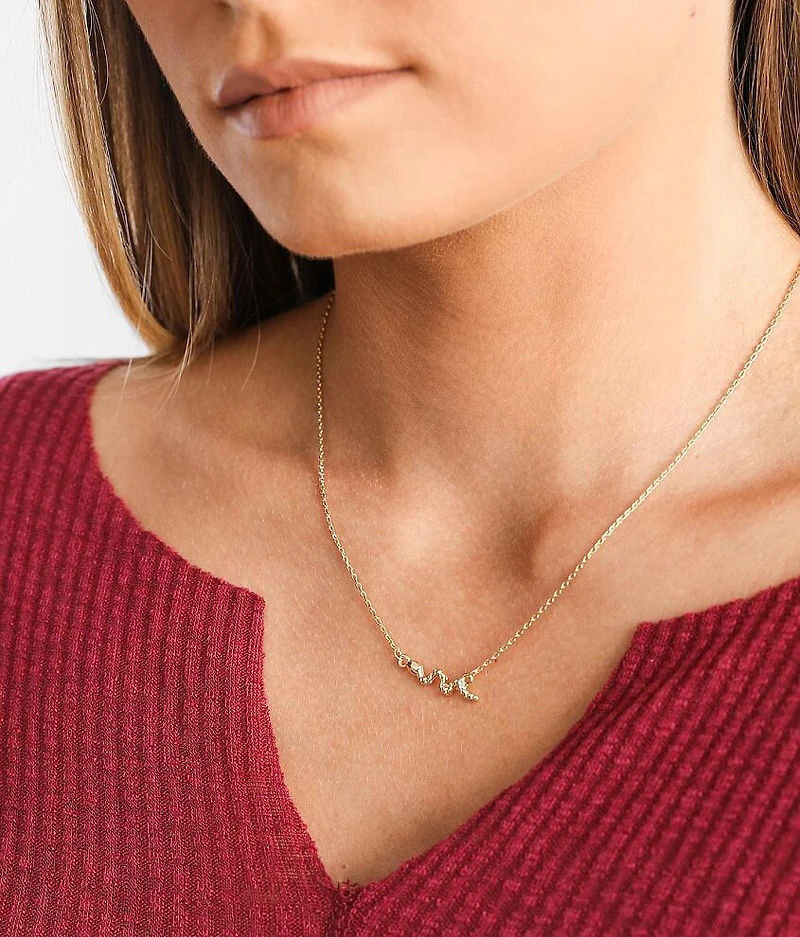 Snake Pendant Necklace