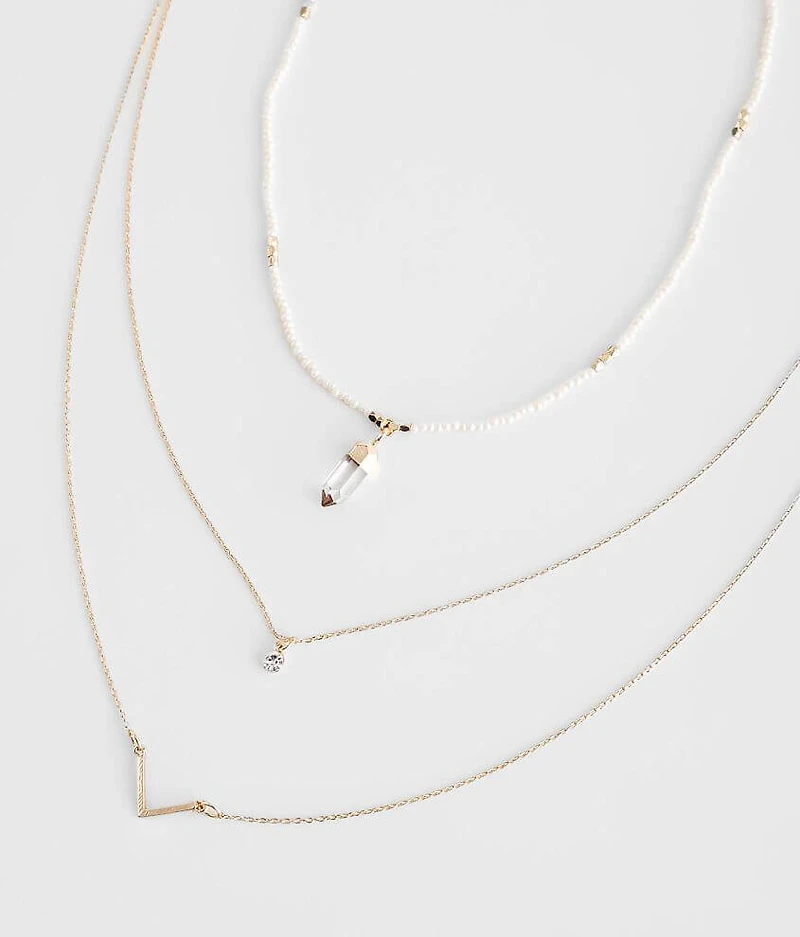 Dainty Layered 2 Pack Necklace Set