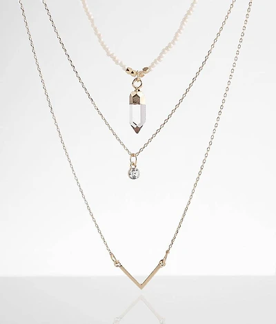 Dainty Layered 2 Pack Necklace Set