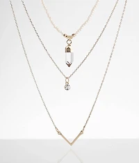 Dainty Layered 2 Pack Necklace Set