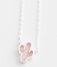 Dainty Cactus Necklace