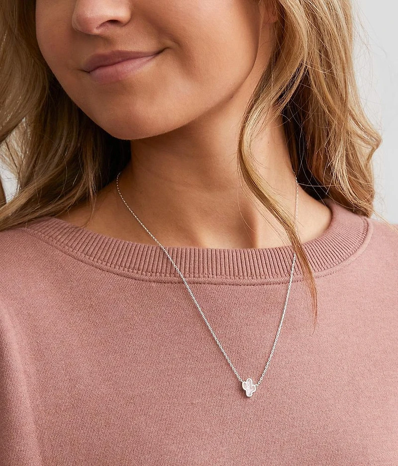 Dainty Cactus Necklace