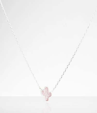 Dainty Cactus Necklace