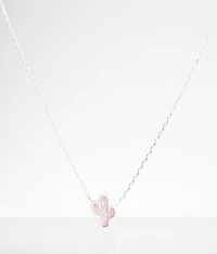 Dainty Cactus Necklace