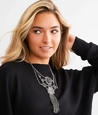 Statement Fringe Necklace