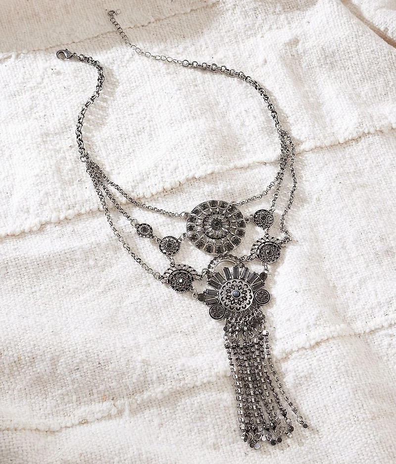 Statement Fringe Necklace