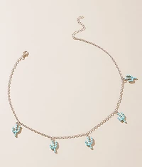 Turquoise Cactus Necklace