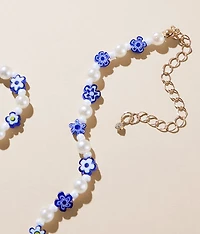 Floral Beaded Necklace