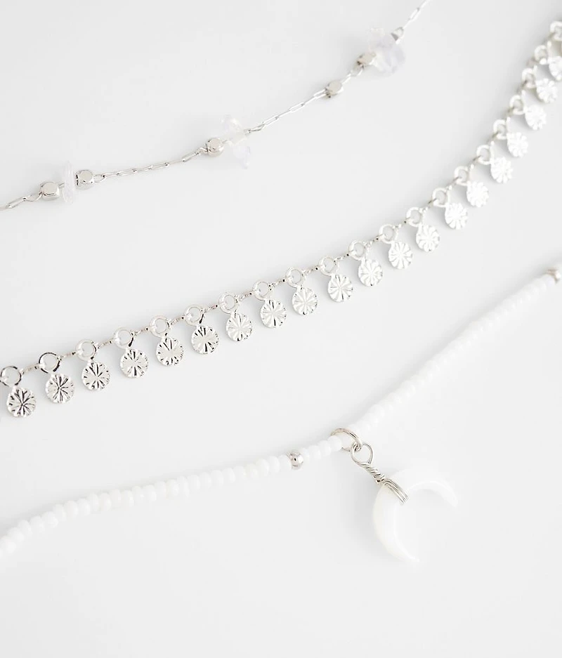 3 Pack Layering Necklace Set
