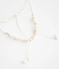 Tiered Shell Wrap Necklace