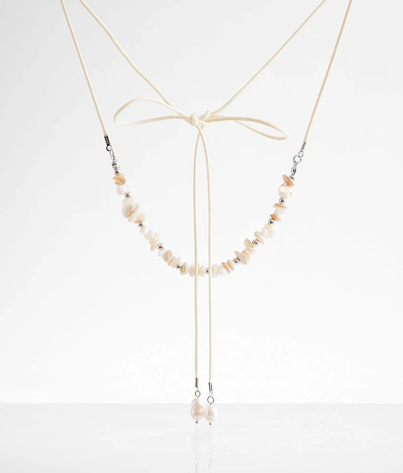 Tiered Shell Wrap Necklace