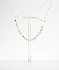 Tiered Shell Wrap Necklace