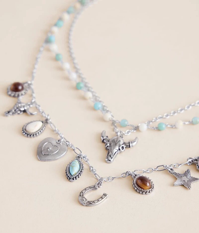 Western Charm Tiered Necklace