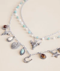 Western Charm Tiered Necklace