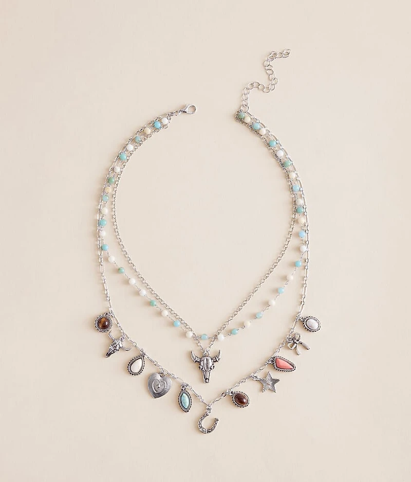 Western Charm Tiered Necklace
